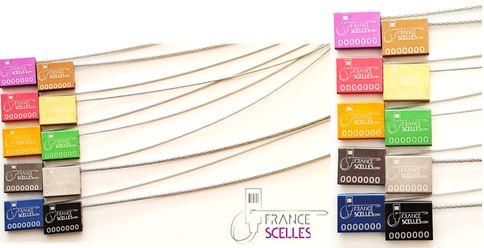 Scellé Kablo - Scellé câble personnalisable en aluminium et acier galvanisé - Normes ISOPAS17712_0