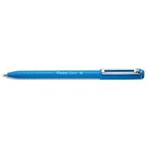 STYLO BILLE À CAPUCHON IZEE 1 MM BLEU CIEL. CLIP MÉTAL, RECHARGEABLE. - LOT DE 30