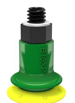 Ventouse ronde B15XP en polyuréthane 30/60 - M5 mâle - DURAFLEX® pour surfaces ondulées et poreuses_0