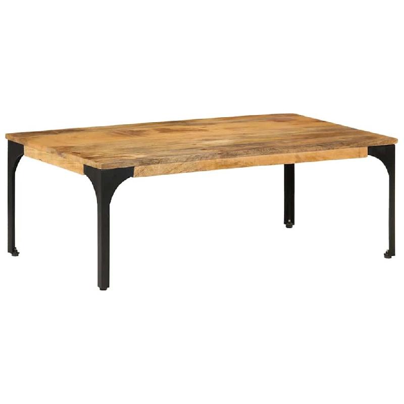 VidaXL Table basse 100x55x35 cm bois de manguier massif Modèle Solstice Horizon - 352018_0