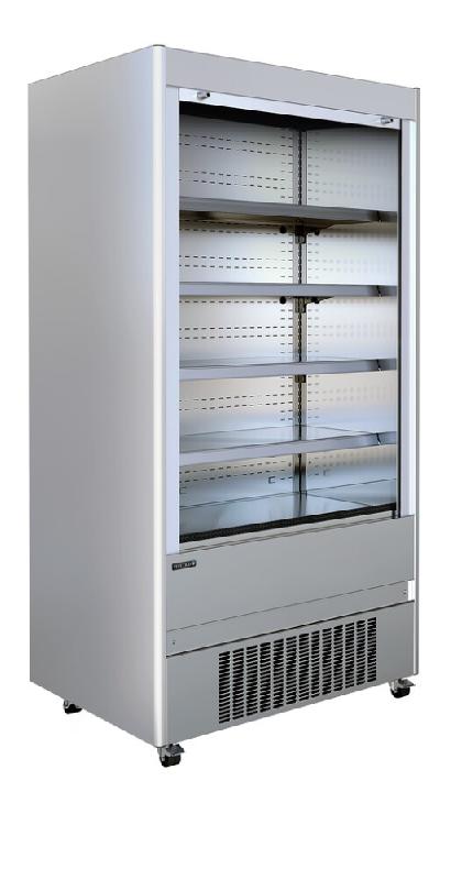 Vitrine réfrigérée inox MCX - volet de sécurité manuel avec serrure - plusieurs tailles disponibles_0