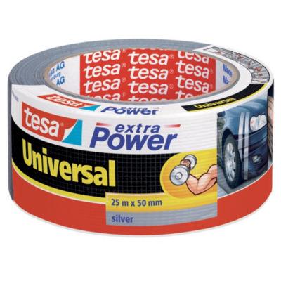 1 rouleau adhésif de réparation Extra Power universel Tesa 50 mm x 25 m gris_0