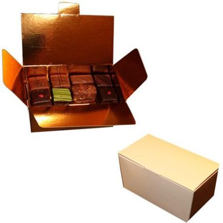 25 BALLOTINS BLANC NACRÉ POUR CHOCOLAT 250G