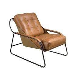 AC ANGEL CERDA Angel Cerdá Fauteuil en cuir marron 5155C 72 x 98 x 83 - marron fourrure 8435631034971_0