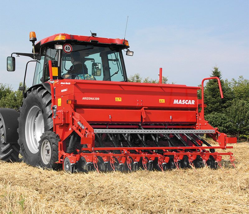 Arizona - semoir mécanique agricole - Mascar S.P.A. - équipé avec une grande trémie pour céréales et petites graines_0
