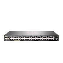 HPE Aruba Networking 2930F 48G PoE+ 4SFP+ Géré L3 Gigabit Ethernet (10/100/1000) Connexion Ethernet, supportant l'alimentation via ce port (PoE) 1U_0