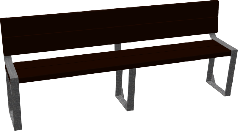 Banc D'ho (2m) - Espace Renard fabricant et installateur - Réf : DH06_0