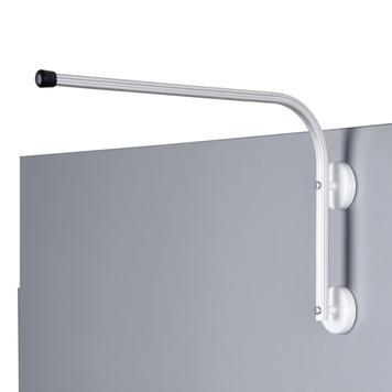 Bras-présentoir en aluminium avec aimants - tube carré alu - compatible formats A3 à A6_0