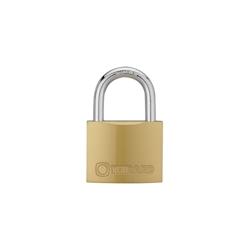 Cadenas à clé Type 1, 60 mm, anse acier cémenté nickelé, 2 clés - THIRARD - doré 3150262800607_0