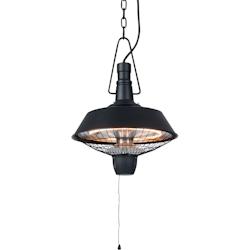 Chauffage de terrasse Sunred Indus Bright - Acier - Aluminium - Longueur 36 cm - Hauteur 48,5 cm - suspendu - noir - 2100 Watts - noir acier RSH16_0