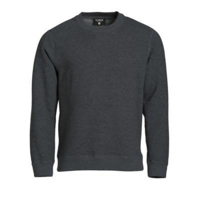 CLIQUE Sweatshirt col rond Anthracite Chiné L_0