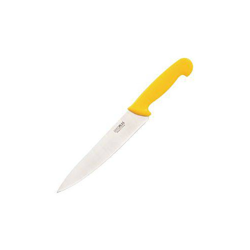 COUTEAU DE CUISINIER PROFESSIONNEL JAUNE HYGIPLAS - 22 CM