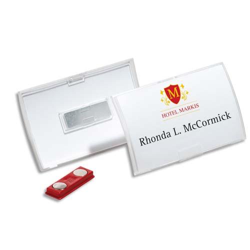 Durable boîte 10 badges à aimant click fold - l75 x h40 cm_0