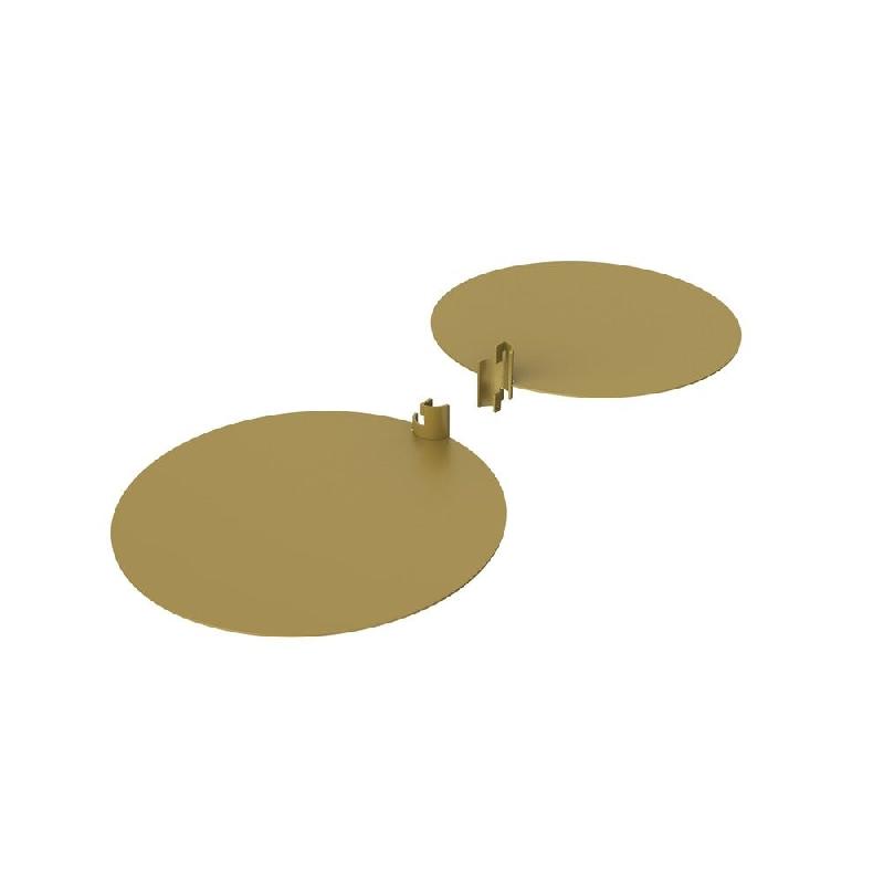 Etagère Round ronde Ø 30cm en tôle - or - par 2_0