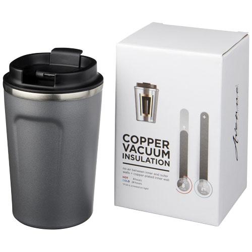 Gobelet publicitaire avec isolation par le vide - couche de cuivre - 360 ml - étanche Thor 10058702_0