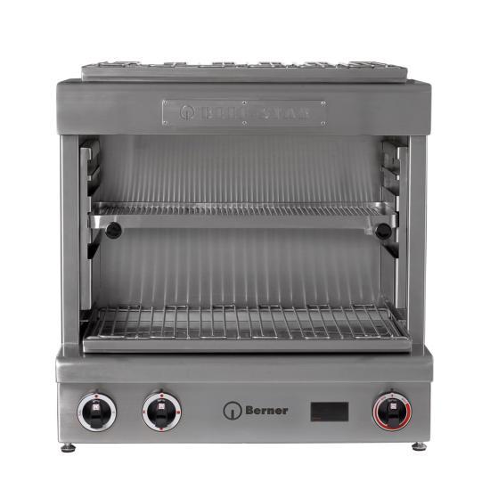 Grill à viande à haute température électrique avec deux zones - 480x220 mm - BBFSM-XL_0