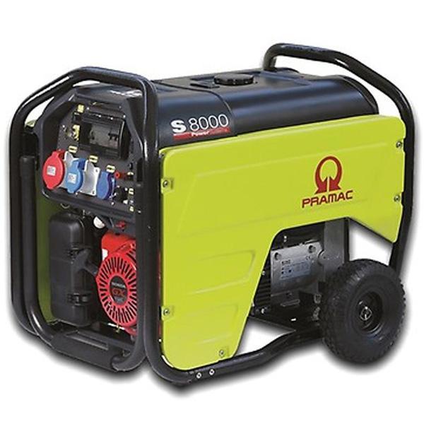 Groupe électrogène essence triphasé 6,6 kW AVR DE DPP prise CONN pour AMF/RSS moteur Honda S8000 - PRAMAC - PD652TH2Z05_0