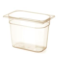 Hendi Récipient Gastronorm 1/4, résistant aux hautes températures, 265x162x150 mm - transparent matière synthétique 869567_0
