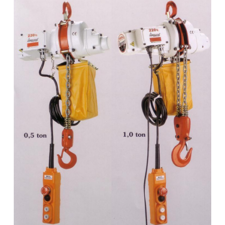 Palan électrique US900 0.5 et 1 tonne 230V monophasé Référence   US901/3m_0