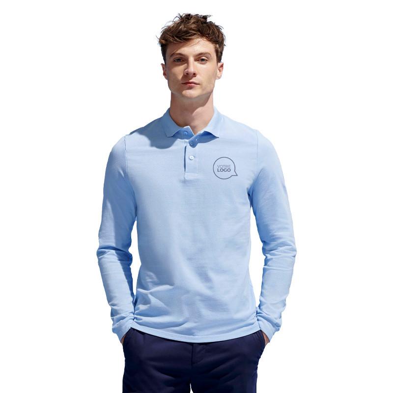 Polo manches longues homme Winter II couleur - Polos personnalisés couleur_0