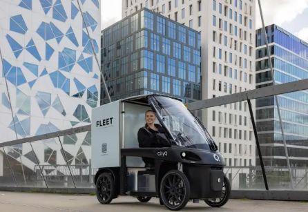 Quadriporteur professionnel City Q 850 avec caisson cargo - Charge maximale 170kg - Autonomie jusqu'à 150km_0