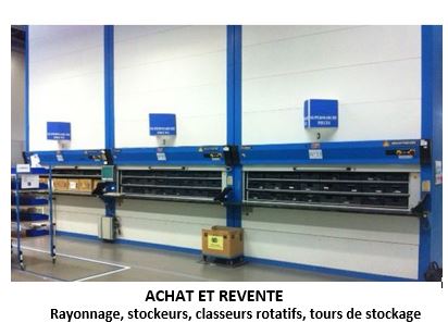 Trois stockeurs rotatifs verticaux de grande hauteur - occasion_0
