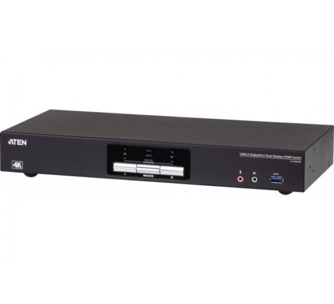 Aten CS1942DP - KVM DisplayPort Dual-View / USB 3.0 - 2 ports - Résolution 4K et Hub USB 3.1 Gen 1_0