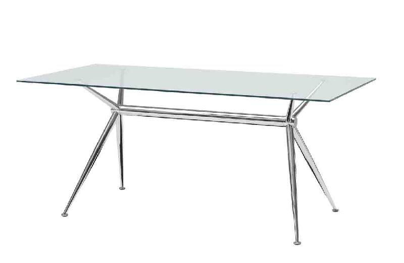 BRIOSO / TABLE EN VERRE TRANSPARENT 160 X 90 CM_0