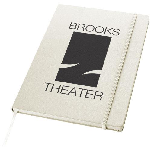 Carnet de notes Executive format A4 - couverture rigide avec fermeture élastique et poche extensible - réf. 10626305_0