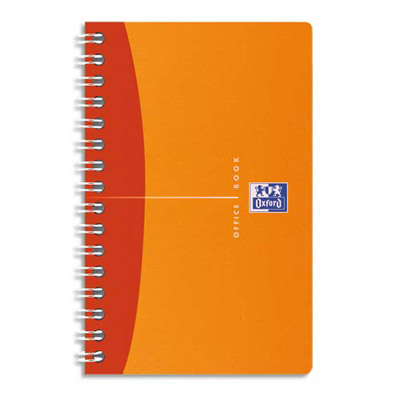 CARNET OXFORD OFFICE  - RELIURE INTEGRALE - 9X14CM - 180 PAGES - 5X5 - COUVERTURES POLYPRO ASSORTIES - MY COLOR