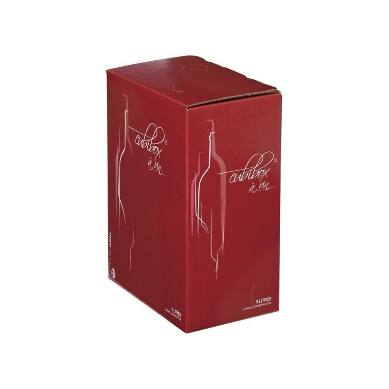 Carton décor Vinitude rouge 3 Litres - Réf : CAR305CA035_0