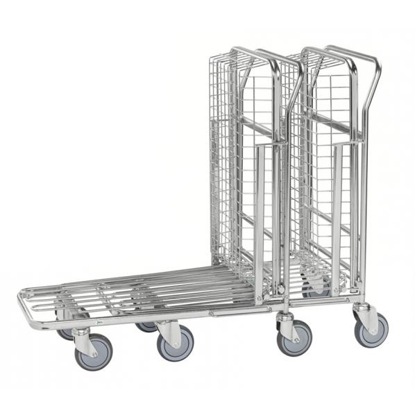 Chariot à maillage 2 plateaux - KONGAMEK - 300 kg de charge - Garantie 5 ans_0