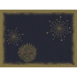 DUNI - Set airlaid Bio-Dunicel 30x40cm Sparkly Noir - 5x100 = 500 pièces - noir papier 211598_0