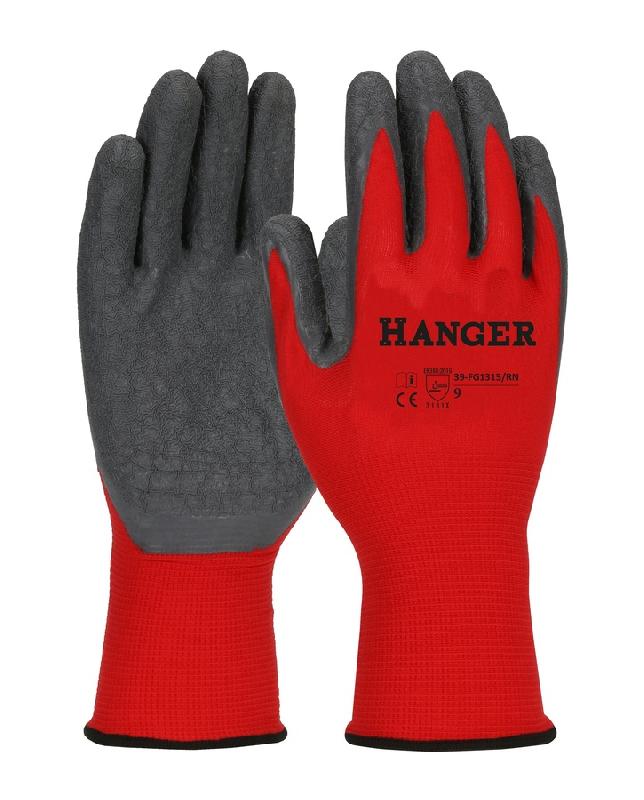 Gants de travail h-dex enduit latex t 08 en paire de 3 - HANGER - 300011 - 850500_0
