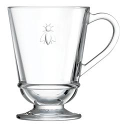 La Rochère LA ROCHERE mug abeille 27,5 cl x2 - La Rochere 27.5 cl Transparent Rond Verre - 3232870231841_0