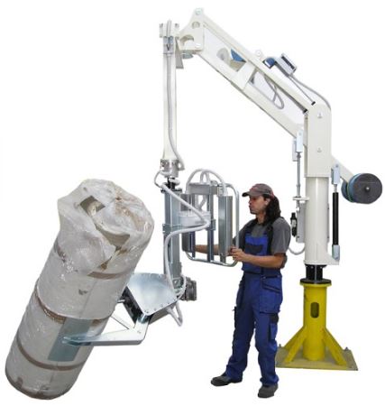 Manipulateur TEC JIB Bar INGENITEC - pince à serrage externe pour bobines et rouleaux jusqu'à 200 kg_0