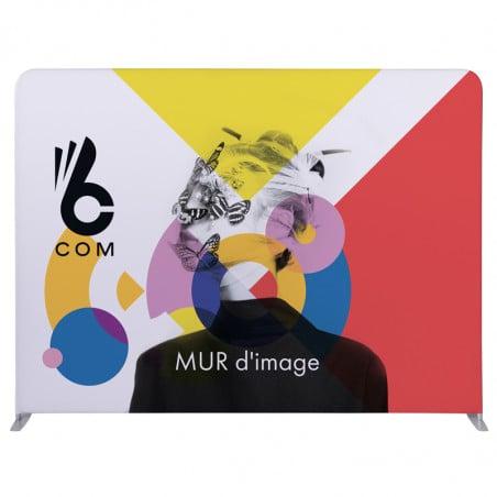 Mur d'Image personnalisable sur 2 faces - Photocall Tubulaire_0