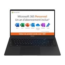 Pc Portable Ultrabook - Thomson Neo15 - 15,6 Fhd - Celeron N4020 - Ram 4go - 128go Ssd - Windows 11s - Noir - Azerty + Office 1 - 3663792018829_0