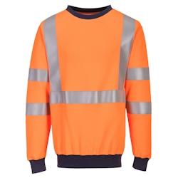 Portwest - Sweat-shirt manches longues anti-feu RIS Orange / Noir Taille XL - XL orange FR703ORRXL_0