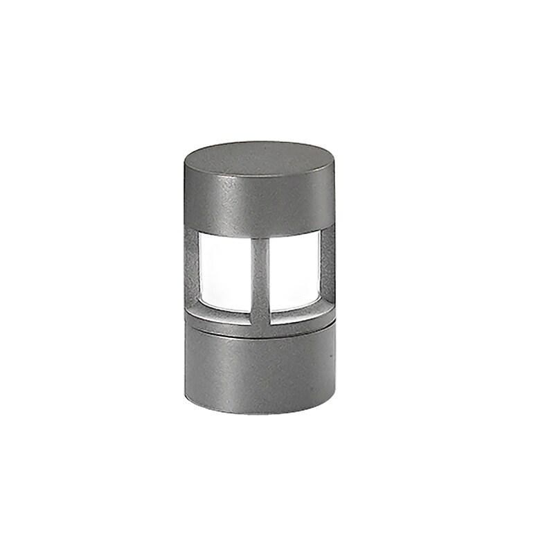 ROSSINI ILLUMINAZIONE JULE - Borne de sol 20 cm, murale, IP65, raccordement E27, fonte d'aluminium, coloris Anthracite - Groupe Rossini - gris T.115-2_0