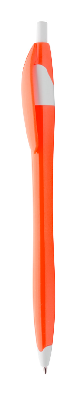 Stylo à bille - plastique orange - encre bleue - 7g_0
