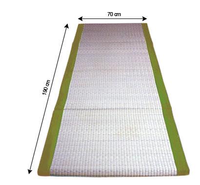 Tatamis pliable en 4 - Zenmai - 3 cm d'épaisseur - 6 kg_0