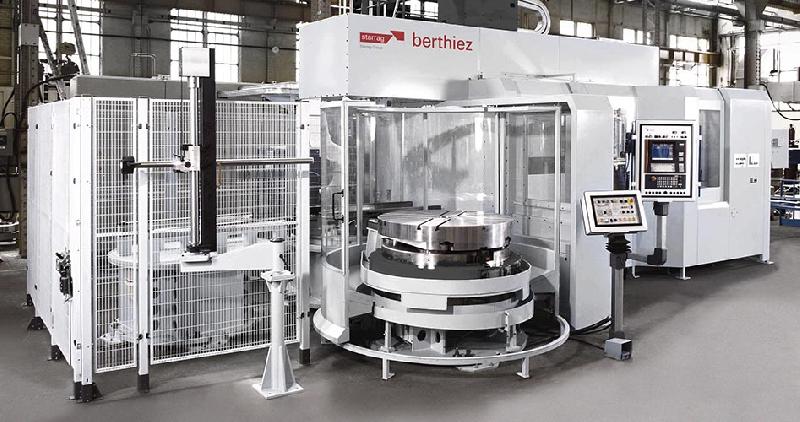 Tour vertical TVU 1700/125 - conception en fonte - précision et fiabilité pour l'usinage de moteurs et turbines_0