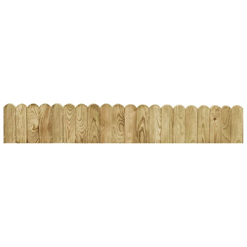 Vidaxl rouleau de bordure vert 120 cm bois de pin imprégné 49105_0
