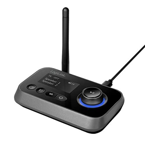 LOGILINK 065381 - Émetteur et récepteur audio Bluetooth V5.0 - Noir - BT0062_0
