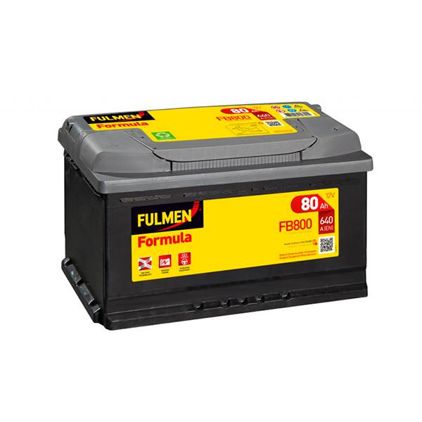 BATTERIE VOITURE FULMEN FORMULA FB800 12V 80AH 640A_0