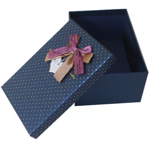 Boîte-cadeau coloré par style à la mode graver rigide et debossing en refief - heidel_0