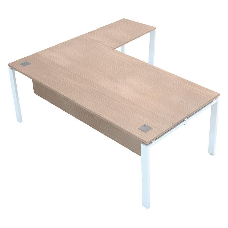 BUREAU RETOUR E-LINKL.80 X P.80 CM - PLATEAU  - PIEDS