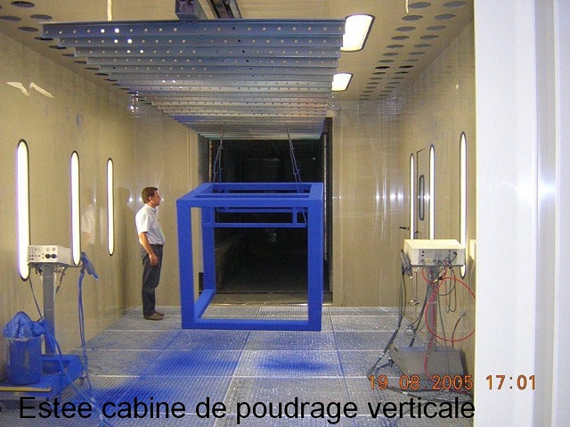 Cabines de poudrage Estee - automatiques et manuelles avec recyclage - finition et traitement de surface_0