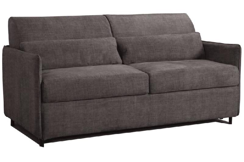 CANAPÉ CONVERTIBLE EXPRESS JUMBO TAUPE COUCHAGE 140* 197*20CM MÉMOIRE DE FORME  LATTES_0